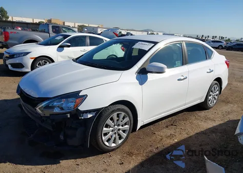 2019 Nissan Sentra S z USA, uszkodzony, nr VIN 3N1AB7AP2KY415951